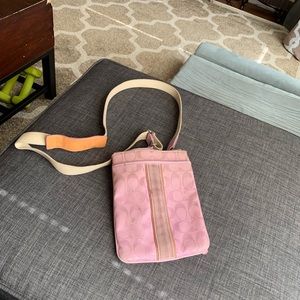 Vintage Coach cross bodybag w/detachable straps